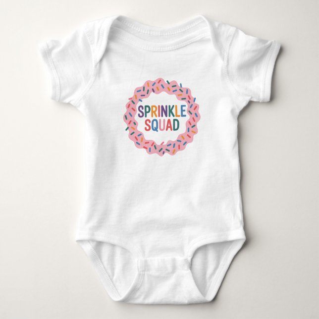 Body Para Bebé Escuadrón de rociadores | Bebé Sprinkle (Anverso)