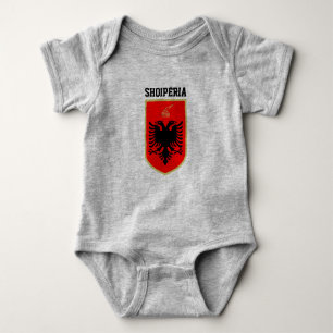Body Para Bebé Escudo de armas de Albania