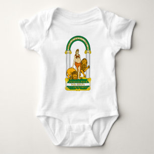 Body Para Bebé Escudo de armas de Andalucía (España)
