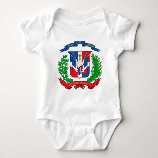 Body Para Bebe Escudo De Armas De La Republica Dominicana Zazzle Es