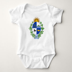 Body Para Bebé Escudo de armas de Uruguay
