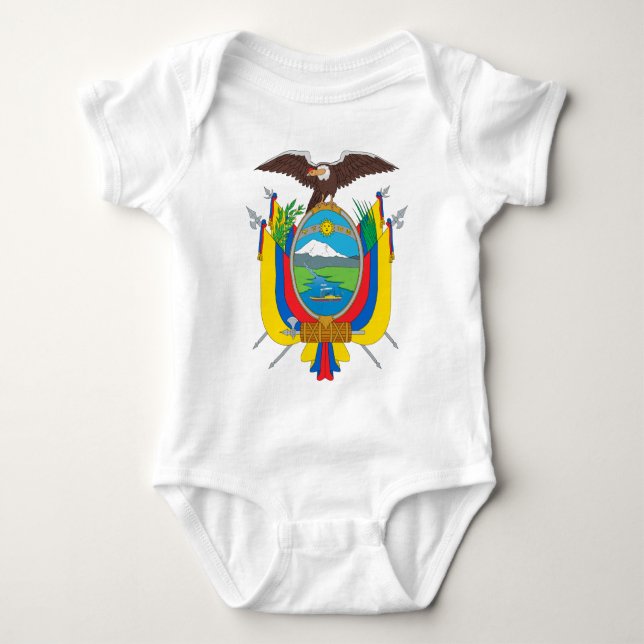 Body Para Bebé Escudo de armas del Ecuador (Anverso)