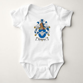 Body Para Bebé Escudo de la familia de Federer