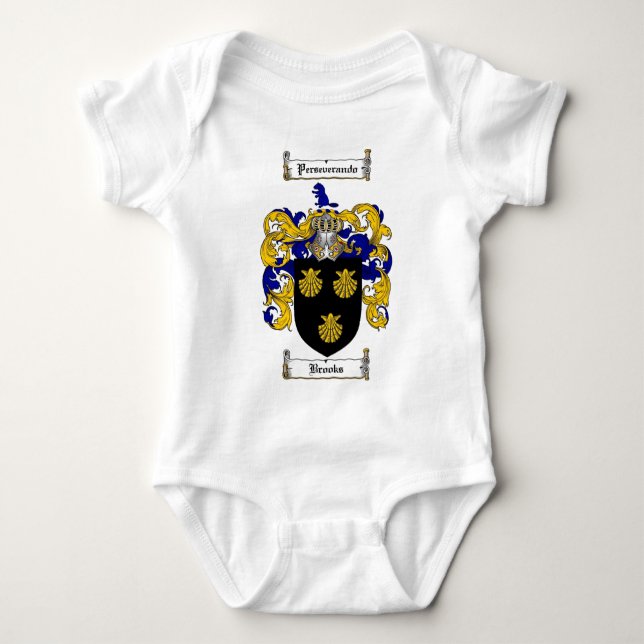 BODY PARA BEBÉ ESCUDO DE LA FAMILIA DE LOS ARROYOS - ESCUDO DE (Anverso)
