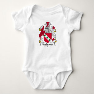 Body Para Bebé Escudo de la familia de Stephenson