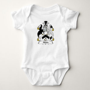 Body Para Bebé Escudo de la familia de Waite