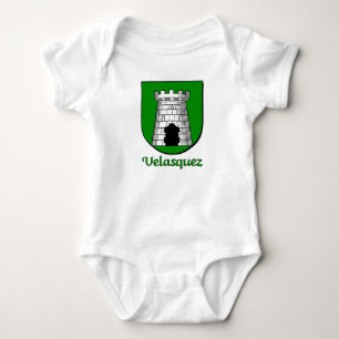 Body Para Bebé Escudo de la familia Velasquez