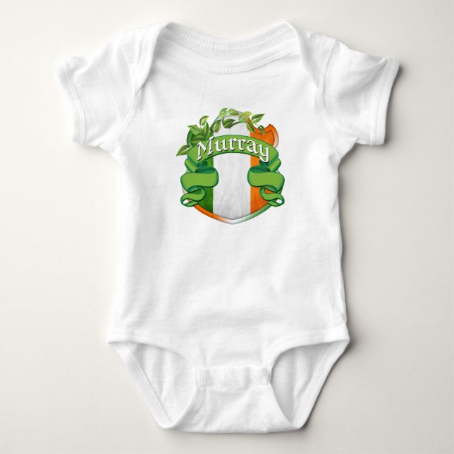 Body Para Bebé Escudo del irlandés de Murray (Anverso)