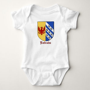 Body Para Bebé Escudo familiar de Estrada