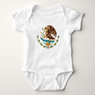 Body Para Bebé Escudo mexicano de armas para el bebé