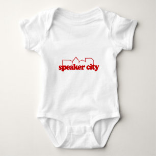 Body Para Bebé Escuela vieja de Speaker City