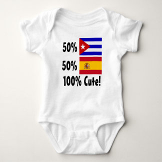 Body Para Bebé Español del cubano el 50% del 50% el 100% lindo