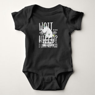 Body Para Bebé Espera ¿Es Un Hippo? ¡Me Encantan Hippos!