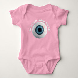 Body Para Bebé Espía de ojos con personalizable espeluznante con