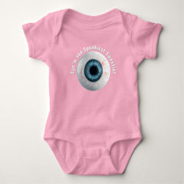 Body Para Bebé Espía espeluznante y personalizable con mi ojo esp