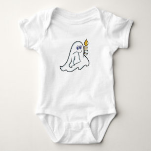 Body Para Bebé Espíritu dulce con velas en Halloween