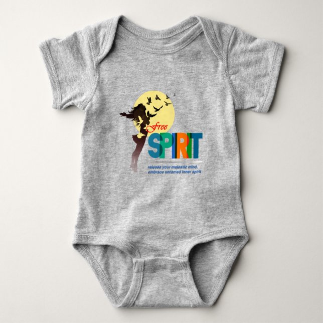 Body Para Bebé Espíritu libre | (Anverso)