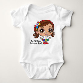 Body Para Bebé "Espíritu Radiante: Una Niña Pequeña Celebrando El