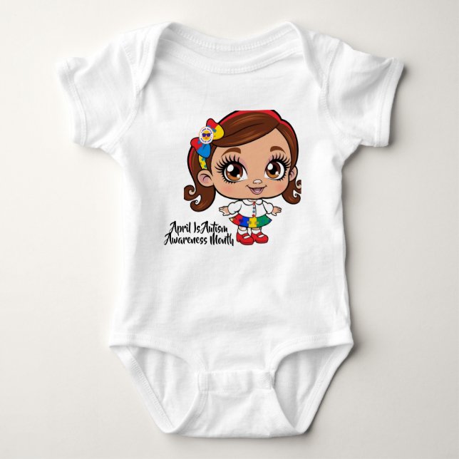 Body Para Bebé "Espíritu Radiante: Una Niña Pequeña Celebrando El (Anverso)