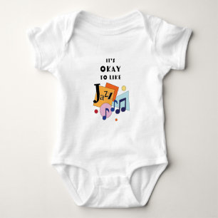 Body Para Bebé Está bien que te guste el jazz
