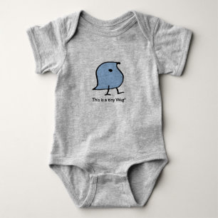 Body Para Bebé Esta es una peluca pequeña (azul)