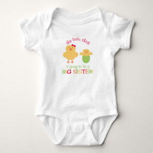Body Para Bebé ¡Esta pequeña chica va a ser una GRAN HERMANA!