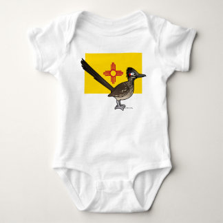 Body Para Bebé Estado Birdorable de New México: Roadrunner