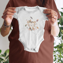 Body Para Bebé Estampa tribal indígena americana sin costuras