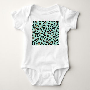 Body Para Bebé Estampado de leopardo, patrón de animal