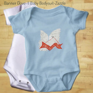Body Para Bebé Estandarte Dove-II