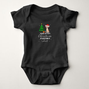 Body Para Bebé Este Es El Disfraz De Sant Pajama Chihuahua De Mis