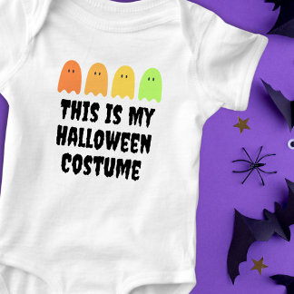 Body Para Bebé Este Es Mi Disfraz De Halloween Famosos Fantasmas