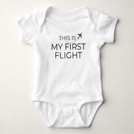 Body Para Bebé "Este es mi primer vuelo" Traje para bebé minimali