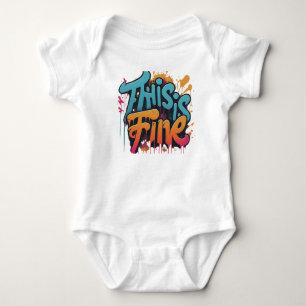 Body Para Bebé Este es un diseño elegante de T-Shirt
