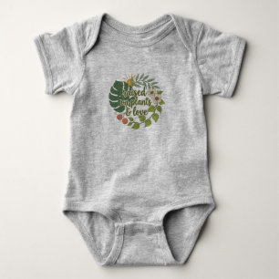Body Para Bebé Estética Moderna de Mamá de Planta Adorable Monste