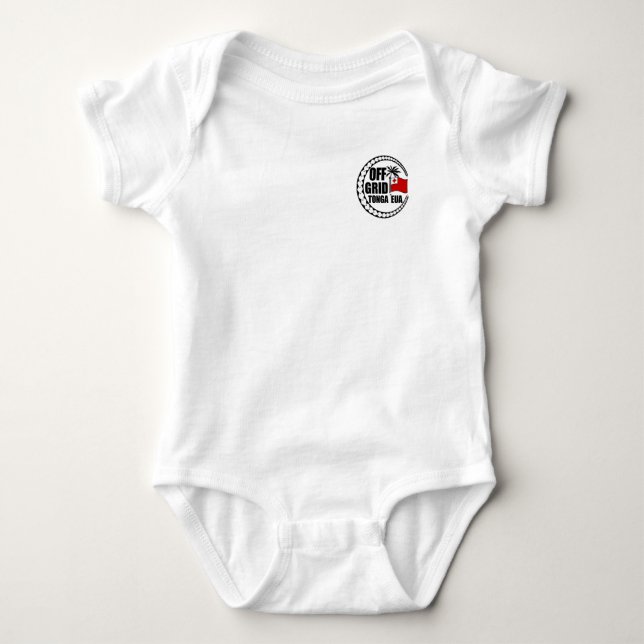 Body Para Bebé Estilo de vida fuera de la red Tonga Eua (Anverso)