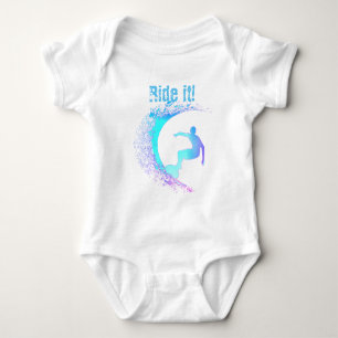 Body Para Bebé Estilo Graffiti Surfista