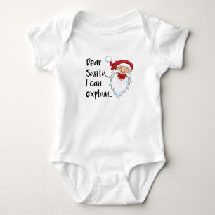 Body Para Bebé Estimado Santa, puedo explicar…