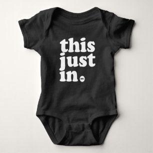 Body Para Bebé esto apenas en mono del cumpleaños (del tonelero)