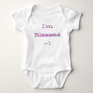 Body Para Bebé Estoy bendecido :-) cita, Infant Creeper