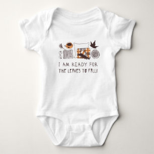 Body Para Bebé ¡Estoy Listo Para Que Caan Las Hojas!