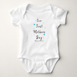 Body Para Bebé Estrella de Babysuit Blue personalizada | 1.ᵉʳ Día