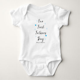 Body Para Bebé Estrella de Babysuit Blue personalizada | 1.ᵉʳ día
