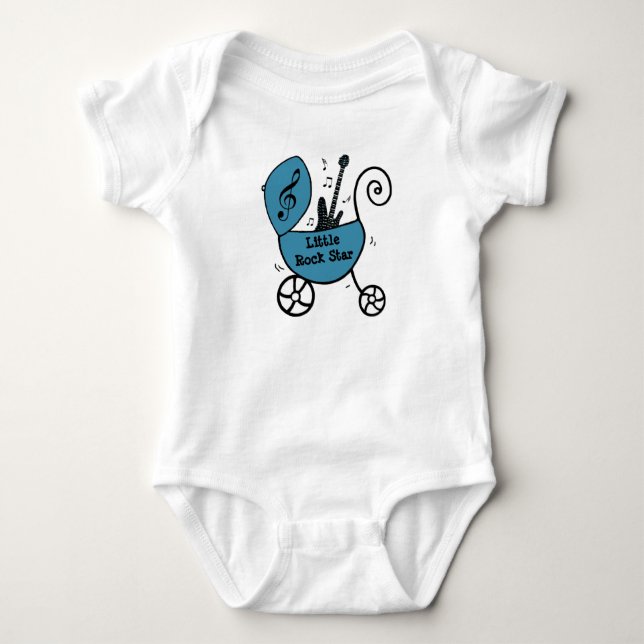 Body Para Bebé "Estrella de Little Rock" Baby Bodysuit (Anverso)