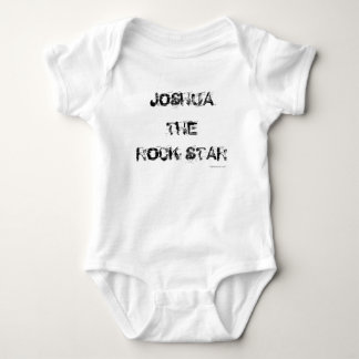 Body Para Bebé Estrella del rock de Onsie del bebé personalizada