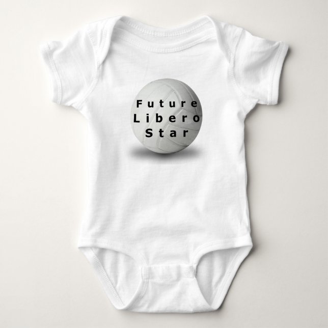 Body Para Bebé Estrella futura de Libero (Anverso)