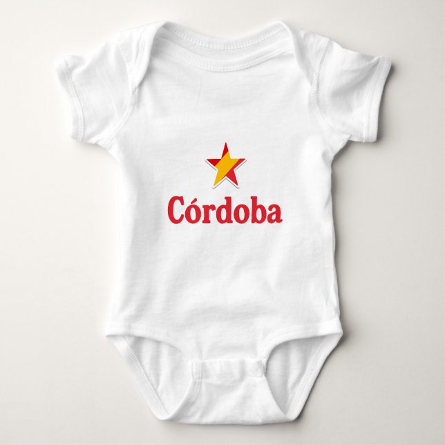 Body Para Bebé Estrellas de España – Córdoba (Anverso)