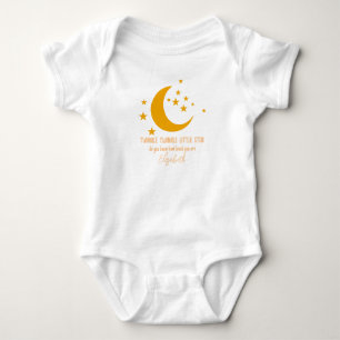 Body Para Bebé Estrellas de la luna bebé Bodysuit