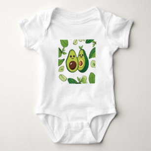 Body Para Bebé Estuche Cutto Aguacate Pareja de Teléfono Funny