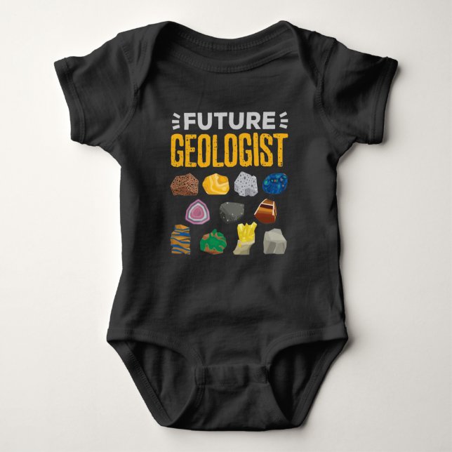 Body Para Bebé Estudiante de Geología del Futuro Geólogo (Anverso)